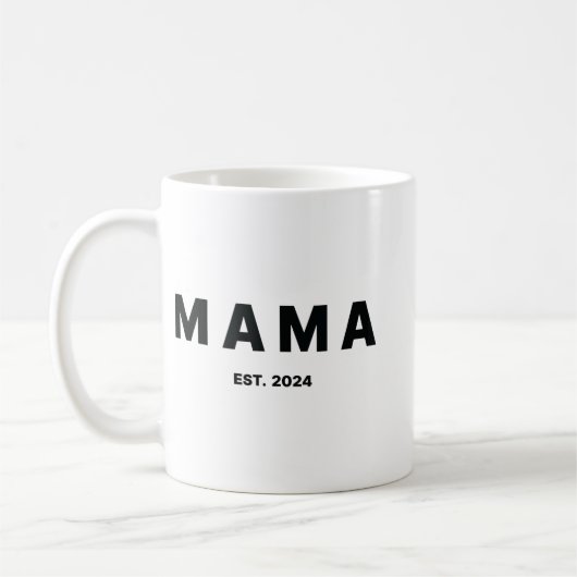 Est 2024 Muttertag Kaffeetasse (Links)