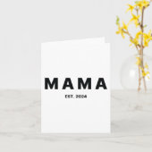 Est 2024 Muttertag Karte (Gelbe Blume)