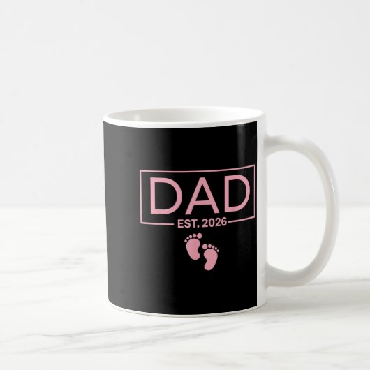 Est 2026 To Be First Time New Daddy Kaffeetasse (Rechts)
