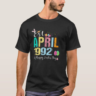 Est. April 1992 30 Jahre alt Geburtstag Happy E T-Shirt
