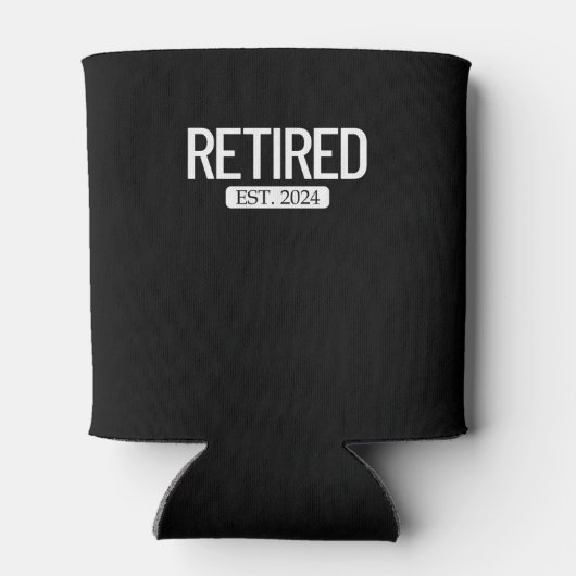 Est erschöpft. 2024 Arbeitsruhestandsruhe Dosenkühler (Rückseite)