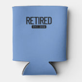 Est erschöpft. 2024 Arbeitsruhestandsruhe Dosenkühler (Vorderseite)