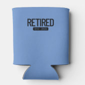 Est erschöpft. 2024 Arbeitsruhestandsruhe Dosenkühler (Rückseite)