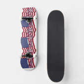 Est. Flag 1776 USA Skateboard (Vorderseite)
