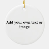 Est. im Jahr 2010 ein Personalisiertes klassisches Keramik Ornament (Hinten)