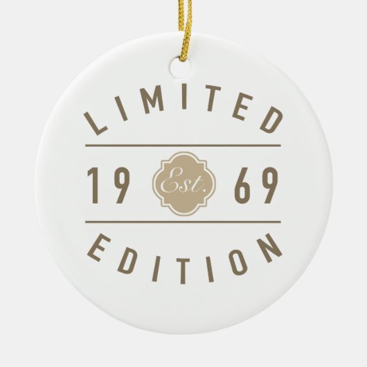Est. Limited Edition 1969 Keramik Ornament (Vorne)