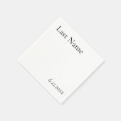 Est. Newlyweds Napkins Serviette (Ecke)