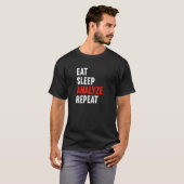 EST Sleep-Analyse Wiederholen Data Engineer Scient T-Shirt (Vorne ganz)
