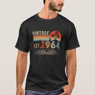 Est Vintage 1964 Limitierte Auflage 60 Jahre alt 6 T-Shirt
