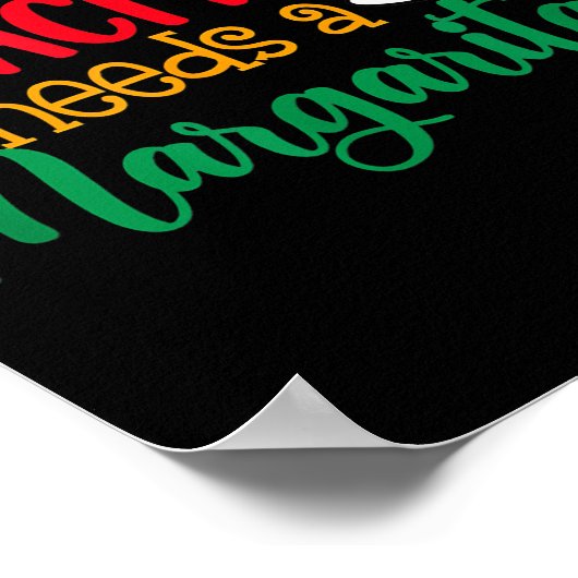 Esta Mamacita benötigt eine Margarita Mama Cinco Poster (Ecke)