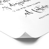 Está Vestida De Fortaleza Y Dignidad Poster (Ecke)