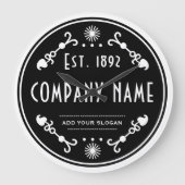 Established Business Name, Decorative Große Wanduhr (Vorderseite)