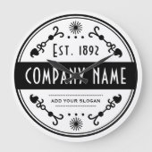 Established Business Name, Decorative Große Wanduhr (Vorderseite)