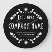 Established Business Name, Decorative Große Wanduhr (Vorderseite)