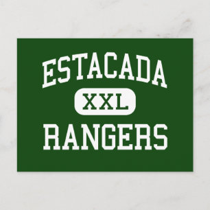 Estacada - Rangers - Oberschule - Estacada Oregon Postkarte