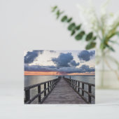 Estacade de la plage des dames postkarte (Stehend Vorderseite)