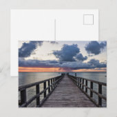 Estacade de la plage des dames postkarte (Vorne/Hinten)