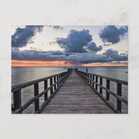 Estacade de la plage des dames postkarte (Vorderseite)