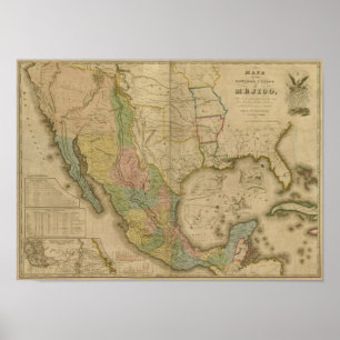Estados Unidos de Mejico (y Tejas y los Estado Uni Poster