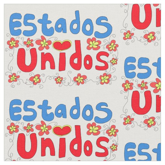 estados unidos stoff (Nahaufnahme)