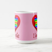 Estampa Animal - I Love Cats - Caneca Kaffeetasse (Mittel)