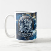 Estampa Anjo – Cyberpunk Guardian Angel - Caneca Kaffeetasse (Links)
