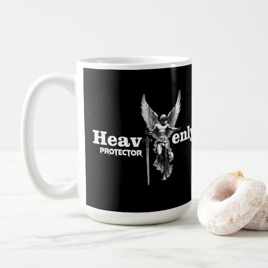 Estampa Anjo - Heavenly Protector - Caneca Kaffeetasse (Mit Donut)