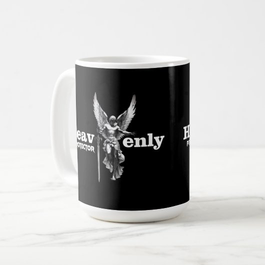 Estampa Anjo - Heavenly Protector - Caneca Kaffeetasse (Vorderseite Links)