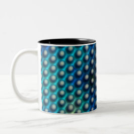 Estampa azul com esferas ou bolinhas zweifarbige tasse