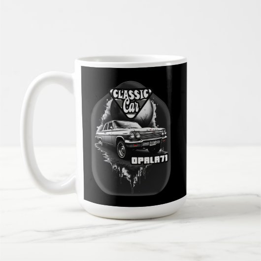 Estampa Carro - Classic Car Opala 71 - Caneca Kaffeetasse (Links)