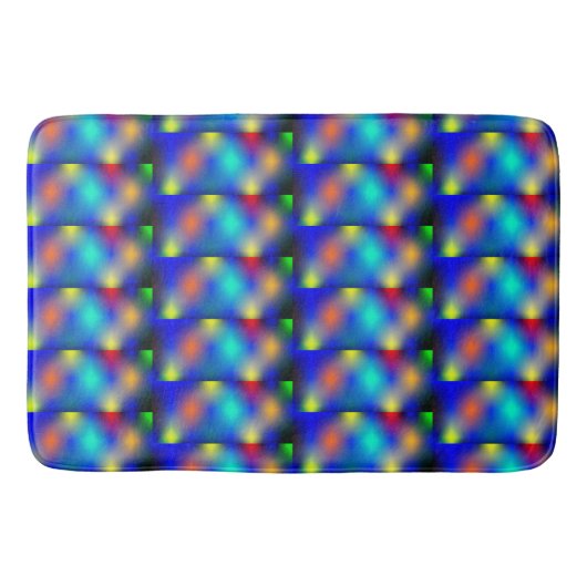 Estampa colorida, 'escama quadrada'. badematte (Vorderseite)