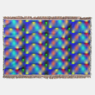 Estampa colorida, 'escama quadrada'. decke