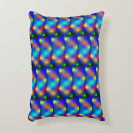 Estampa colorida, 'escama quadrada'. dekokissen