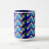 Estampa colorida, 'escama quadrada'. tasse (Zentrum)