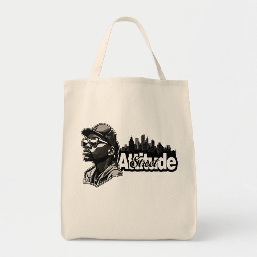 Estampa Hip Hop - Attitude Street - Bolsa Tragetasche (Vorne)