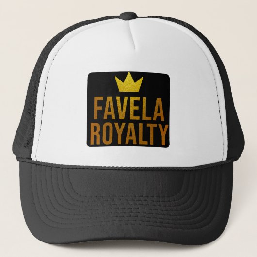 Estampa Hip Hop - Favela Royalty - Bone Truckerkappe (Vorderseite)