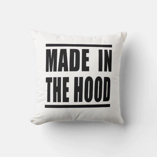 Estampa Hip Hop - Made in the Hood - Almofada Kissen (Vorderseite)