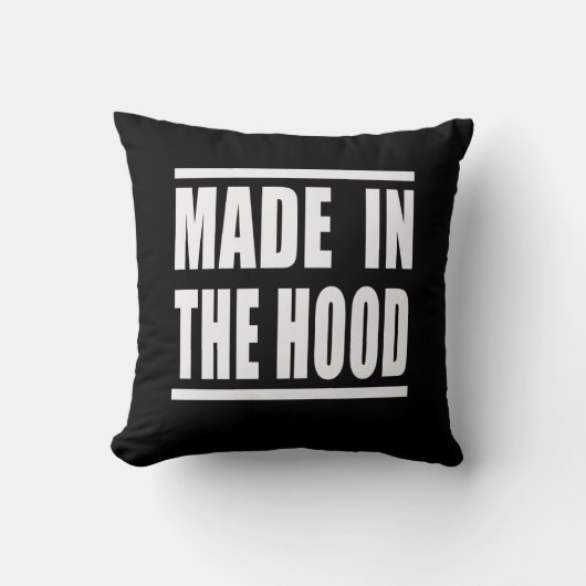 Estampa Hip Hop - Made in the Hood - Almofada Kissen (Vorderseite)