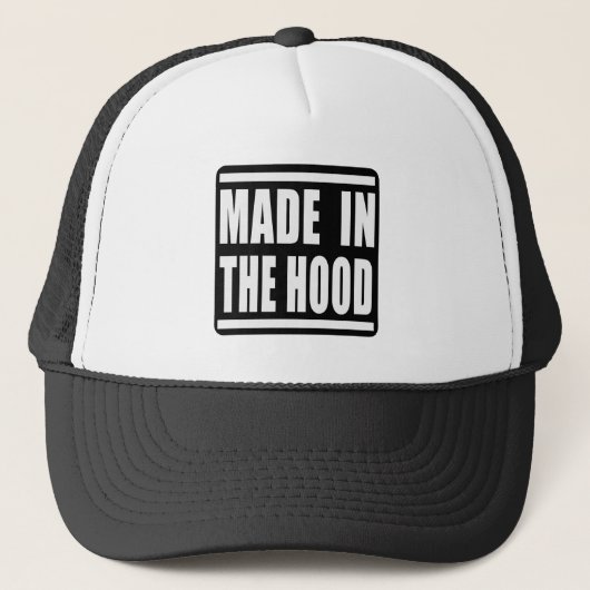 Estampa Hip Hop - Made in the Hood - Bone Truckerkappe (Vorderseite)