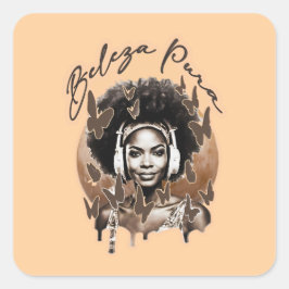 Estampa Moda - Pure Beauty – Adesivo Quadratischer Aufkleber