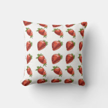 Estampado de fresas en patrón 