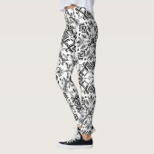 Estampado de Tejido Artesanal | Efecto Punto Boho  Leggings (Links)