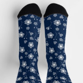 estampado flores socken (Oben)