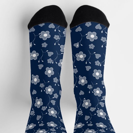 estampado flores socken (Oben)