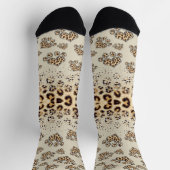 estampado integral huellas de mascotas socken (Oben)