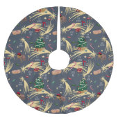 estampado navideño de regalos y dulces para niños polyester weihnachtsbaumdecke (Vorderseite)