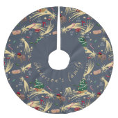 estampado navideño de regalos y dulces para niños polyester weihnachtsbaumdecke (Vorderseite)