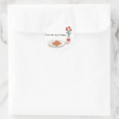 Estampillas del Día de la Madre Runder Aufkleber (Tasche)