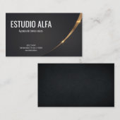 Estándar: 3,5" x 2,0" Tarjeta de visita Visitenkarte (Vorne/Hinten)