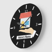 Estate Agency Large Clock Große Wanduhr (Winkel)